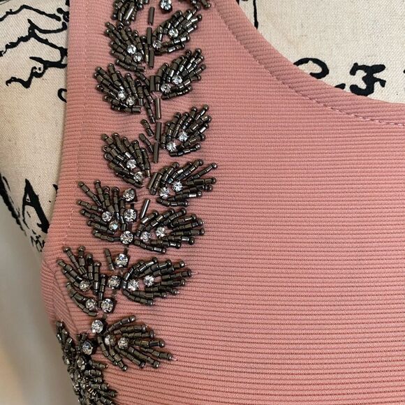 A’GACI Fitted Beaded Dress Size M - Picture 4 of 7